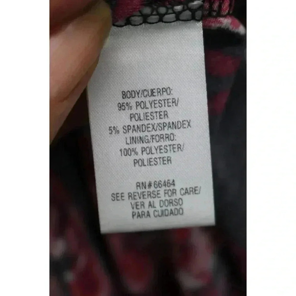 Sandra Darren Tiered Bell Sleeves Floral Dress-Size XL - Picture 5 of 8